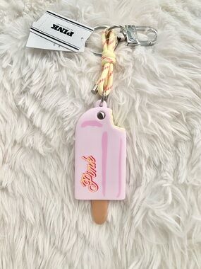 PINK Victoria's Secre Pink Popsicle Keychain Accessory